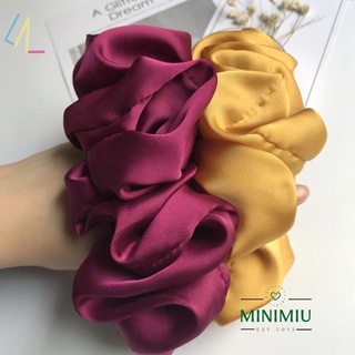 [Size To] Dây buộc tóc Scrunchies Handmade cột tóc vải lụa phong cách Hàn Quốc cho nữ Minimiu