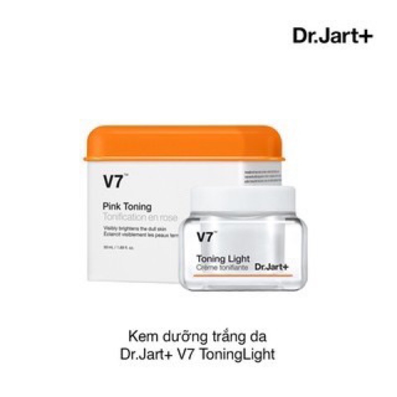 [Hàng Auth] Kem V7 Toning Light Dr.Jart + 💝Freeship 💝 Kem Dưỡng Trắng Và Tái Tạo Da V7 50ml