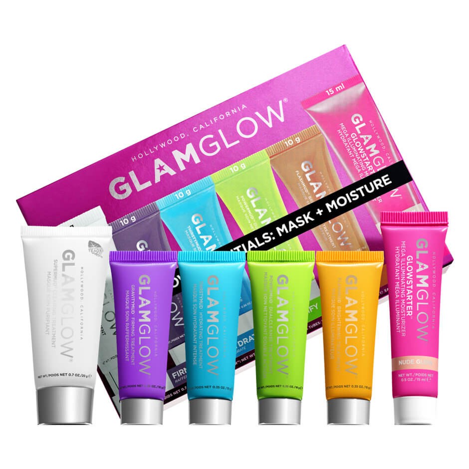 Set mặt nạ và dưỡng da GLAMGLOW Glow Essentials Mask + Moisture Set