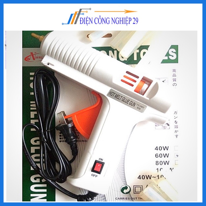 Súng Bắn Keo Nến To Nangon Tools 60W ( Màu Sắc Ngẫu Nhiên )