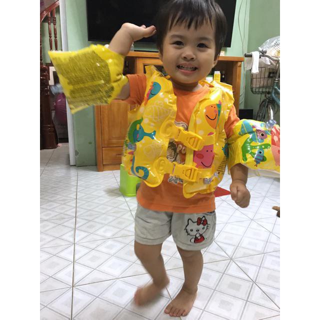 Áo phao bơi trẻ em 59661 5.0 siều bền tiện lợi . khi đi chơi , du lịch