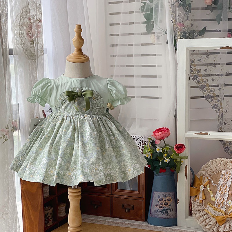 KICABABY antique doll dress dress dress dress vtg retro short cute Lolita cute princess dress short sleeve summer sWPr