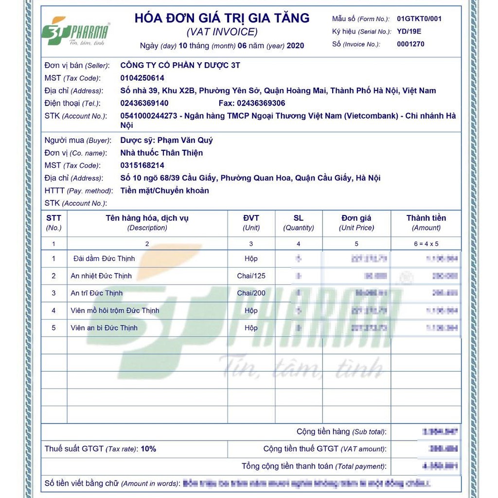 An Nhiệt Đức Thịnh - Hỗ trợ làm giảm nhiệt miệng, nhiệt lưỡi, bốc hỏa, chảy máu cam (1 chai x 125ml)