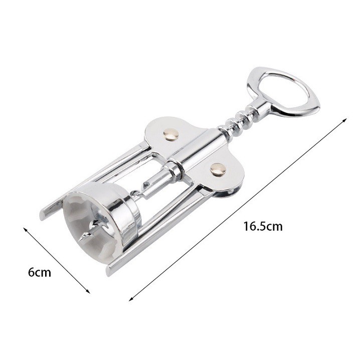 MỞ RƯỢU VANG - KHUI NẮP RƯỢU VANG INOX ĐA NĂNG SÁNG BÓNG CHỐNG HAN RỈ