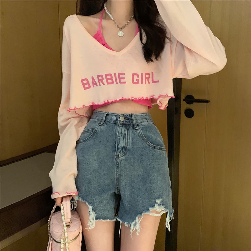 Áo Thun Cổ Yếm Dáng Ôm Thời Trang Mùa Hè Hàn Quốc Quyến Rũ Cho Nữ