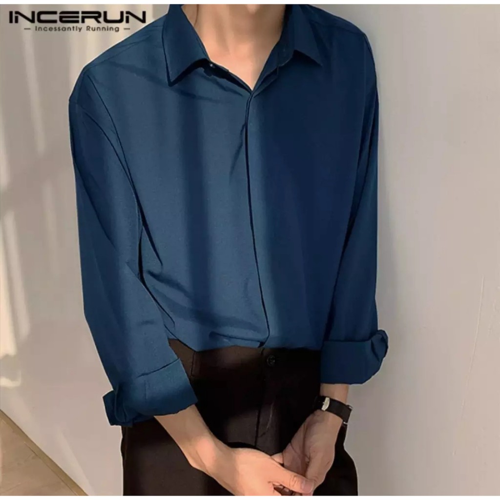 Áo sơ mi nam nữ form rộng dài tay đi học OVERSIZE  trắng đen xanh  form Hàn Quốc vải lụa mềm mát không nhăn SMD01 | BigBuy360 - bigbuy360.vn