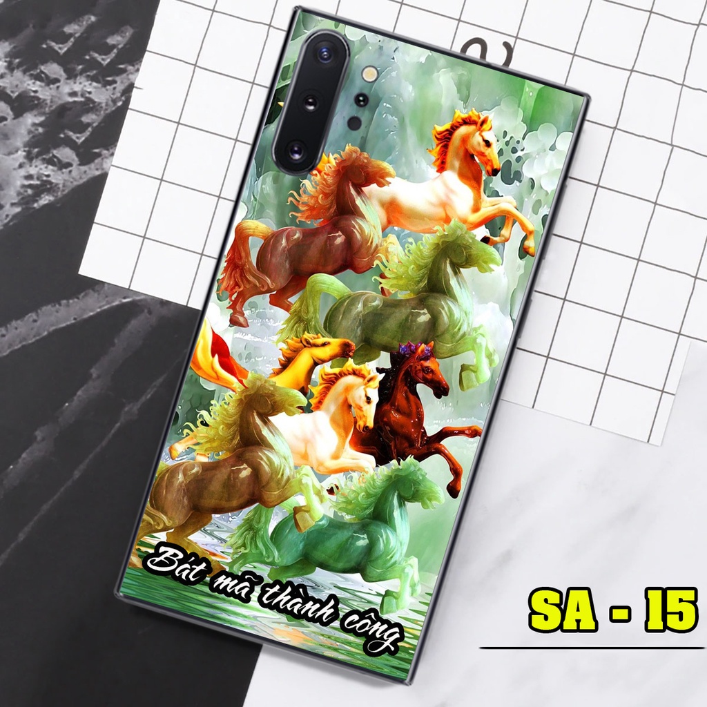 Ốp lưng kính in 3D dành cho điện thoại Samsung Note 10 - Note 10 Plus - Note 10+ in hình 12 con giáp tài lộc