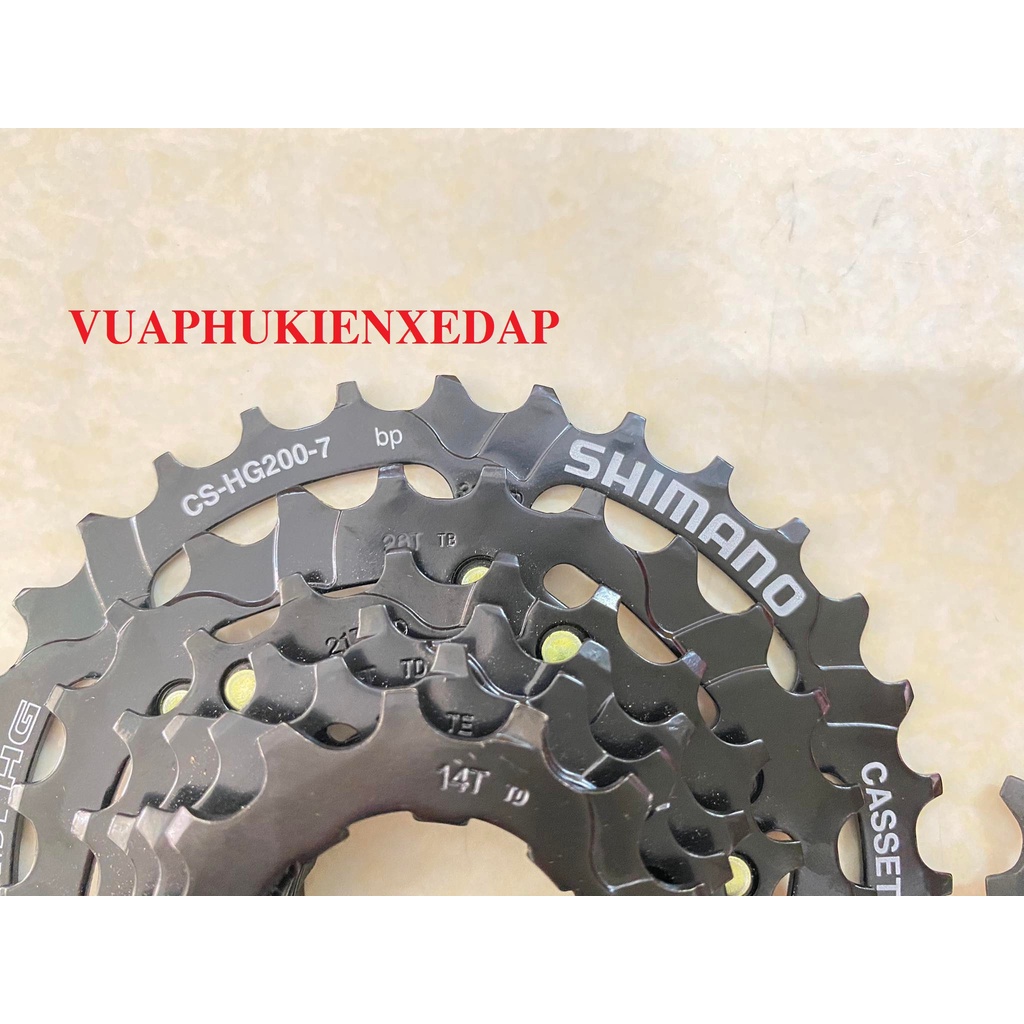 Líp thả 7 Tầng Shimano CS-HG200 28-32T