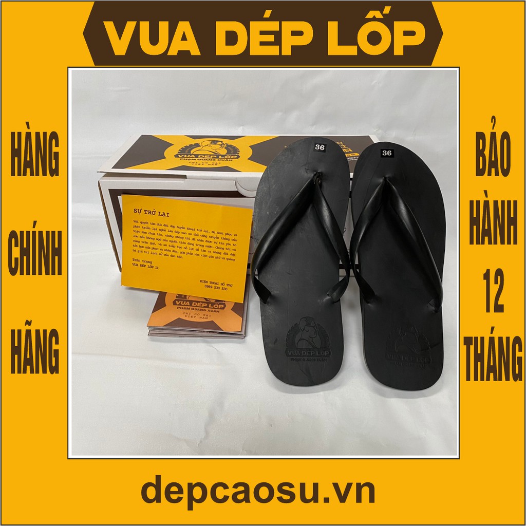 Tông cao su Vua Dép Lốp làm thủ công từ lốp ô tô