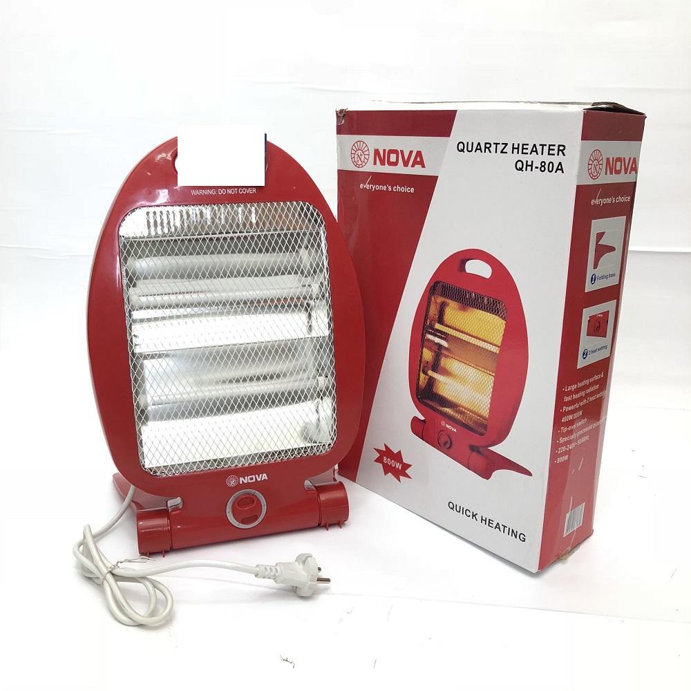 Sưởi điện, máy sưởi ấm, đèn sưởi hồng ngoại Nova Quaztz Heater QH- 80A hàng chính hãng