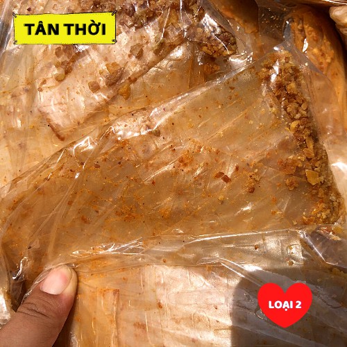 (Bịch Siêu Nhiều) Bánh tráng xì ke muối nhuyễn tỏi ớt Tân Thời ngon và sạch - 1 bịch