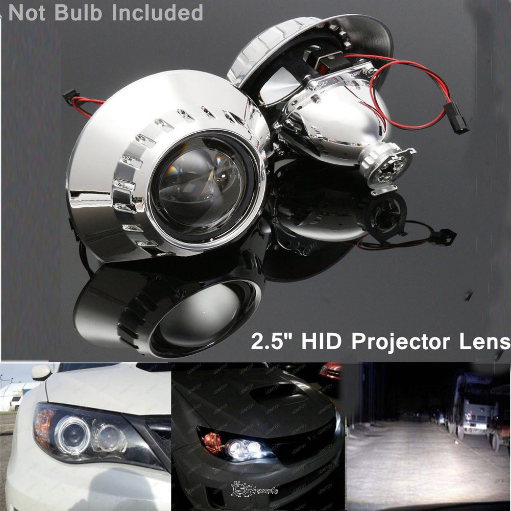 Bộ 2 đèn pha Bi-Xenon HID H1 2.5 Inch dùng cho xe hơi BMW E46