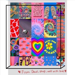 [FREESHIP EXTRA] Wall Collage dán tường trang trí decor phòng ngủ - theme indie indie
