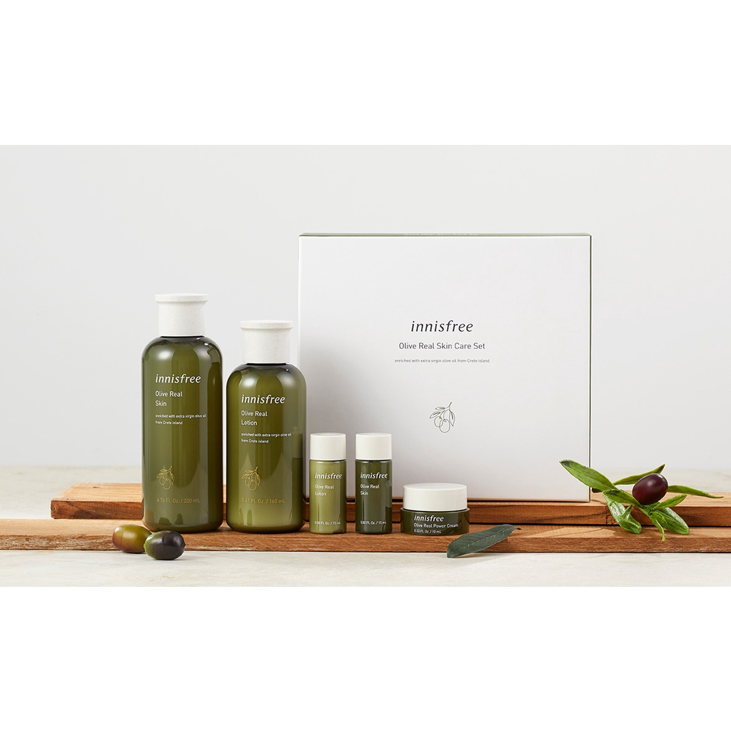Bộ Dưỡng Da INNISFREE Olive Real Skin Care Set