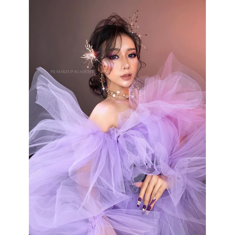 Váy von tay bồng chụp concept