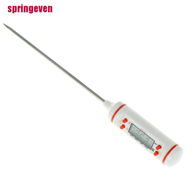[springeven] Nhiệt Kế Kỹ Thuật Số Đo Nhiệt Độ Thực Phẩm Nướng Thịt bbq Gà Tây Gà Tây
