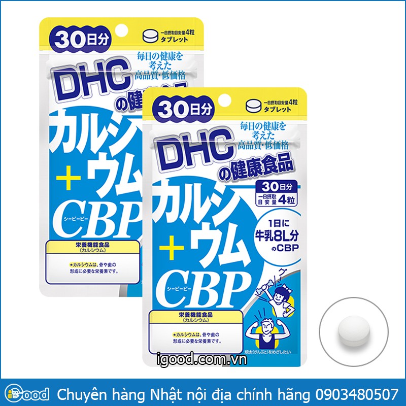 Viên uống Bổ sung Canxi DHC Calcium + CBP Nhật Bản | Thế Giới Skin Care