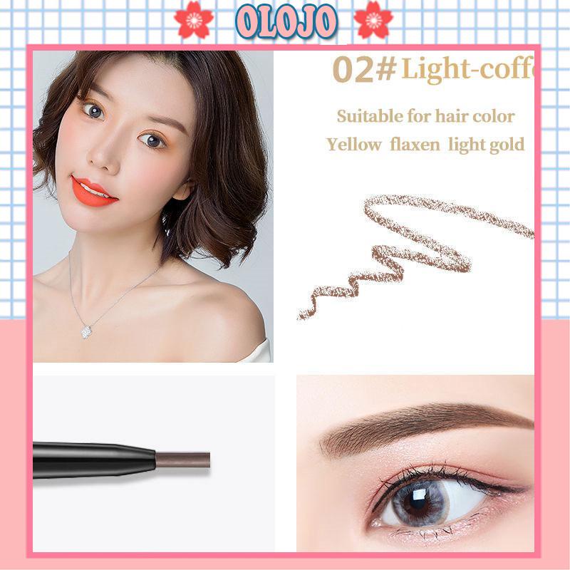 ⚜️Bút Chì Kẻ Lông Mày Hai Đầu Siêu Mịn 1.5mm Không Thấm Nước Và Mồ Hôi Không Phai Màu