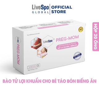 PREG MOM - Bào Tử Lợi Khuẩn Hỗ Trợ Giảm Táo Bón, Biếng Ăn