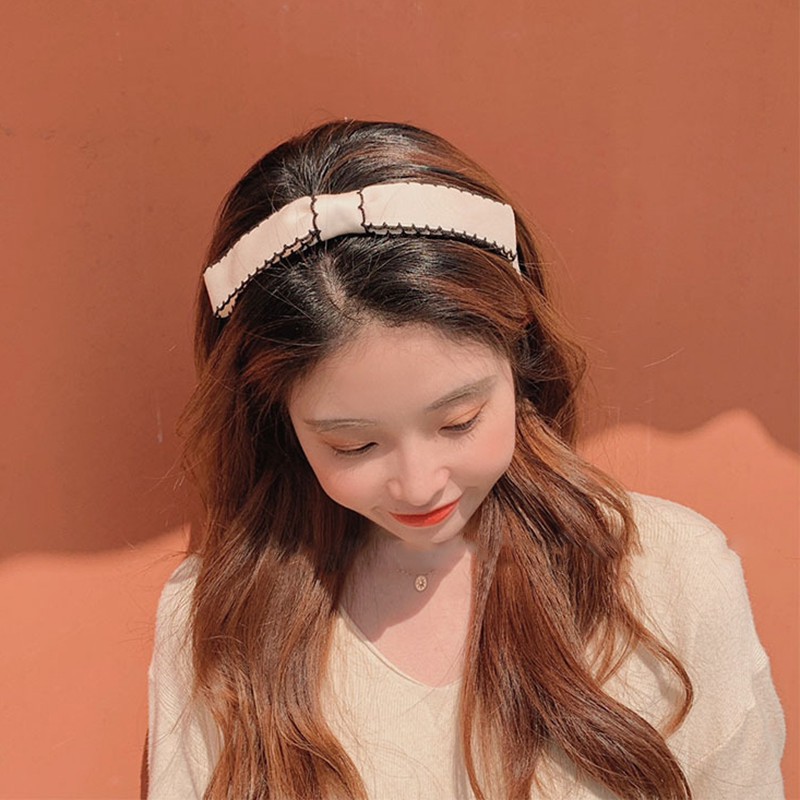 Haimeikang Cài tóc Haimeikang đính nơ thiết kế xinh xắn cho nữ