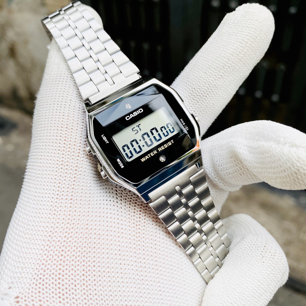 Đồng hồ đôi đẹp giá rẻ Casio A159- LA670 Diamond Bảo hành 1 năm Hyma watch