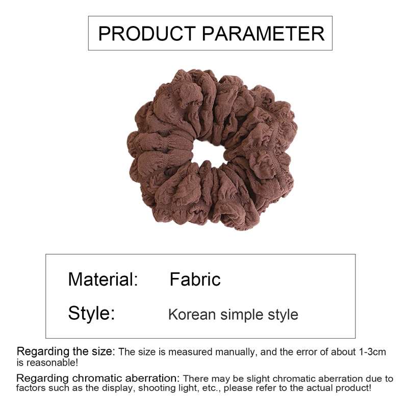 Dây Buộc Tóc Co Giãn Mềm Mại Màu Trơn Thời Trang Cho Nữ dreamdiary