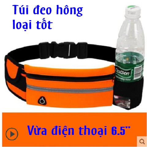 Túi đeo hông bụng nam nữ mini chạy bộ thể thao đựng điện thoại chai nước cực kỳ đa năng tiện dụng TV10