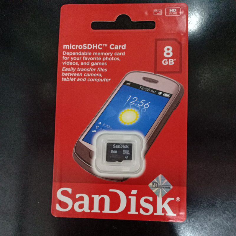 Thẻ Nhớ Sandisk 8gb Class 4 Micro Sd