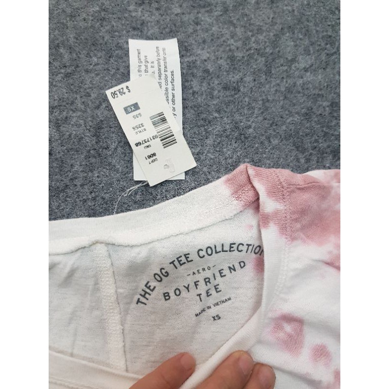 Áo thun croptop form rộng xuất dư xịn