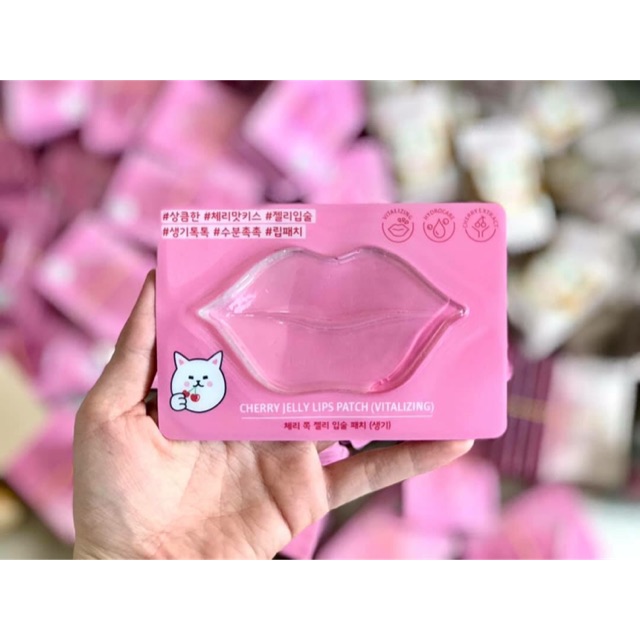 MẶT NẠ MÔI ETUDE HOUSE CHERRY JELLY LIPS PATCH | Shopee Việt Nam