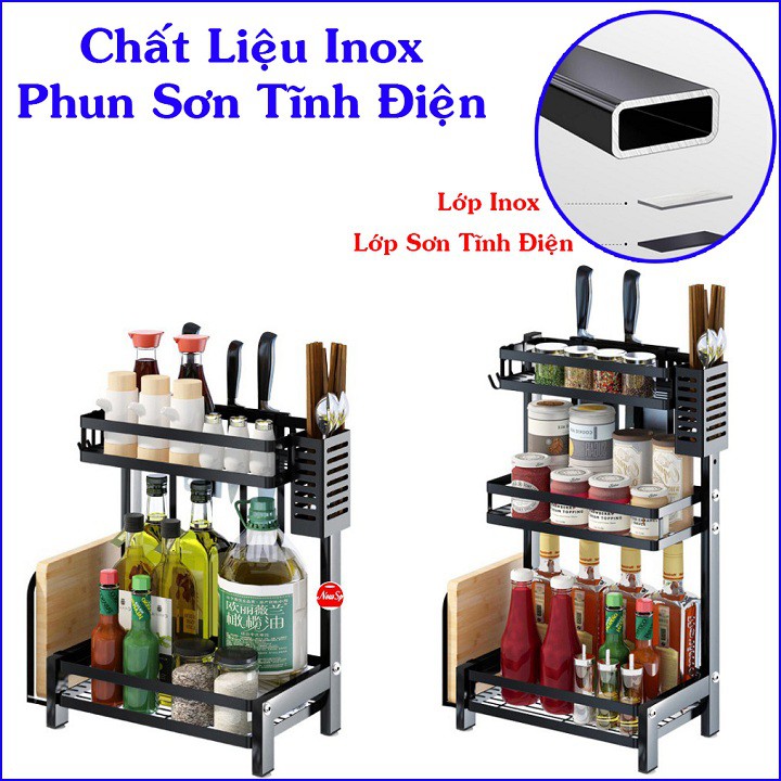 Kệ Đựng Gia Vị Inox