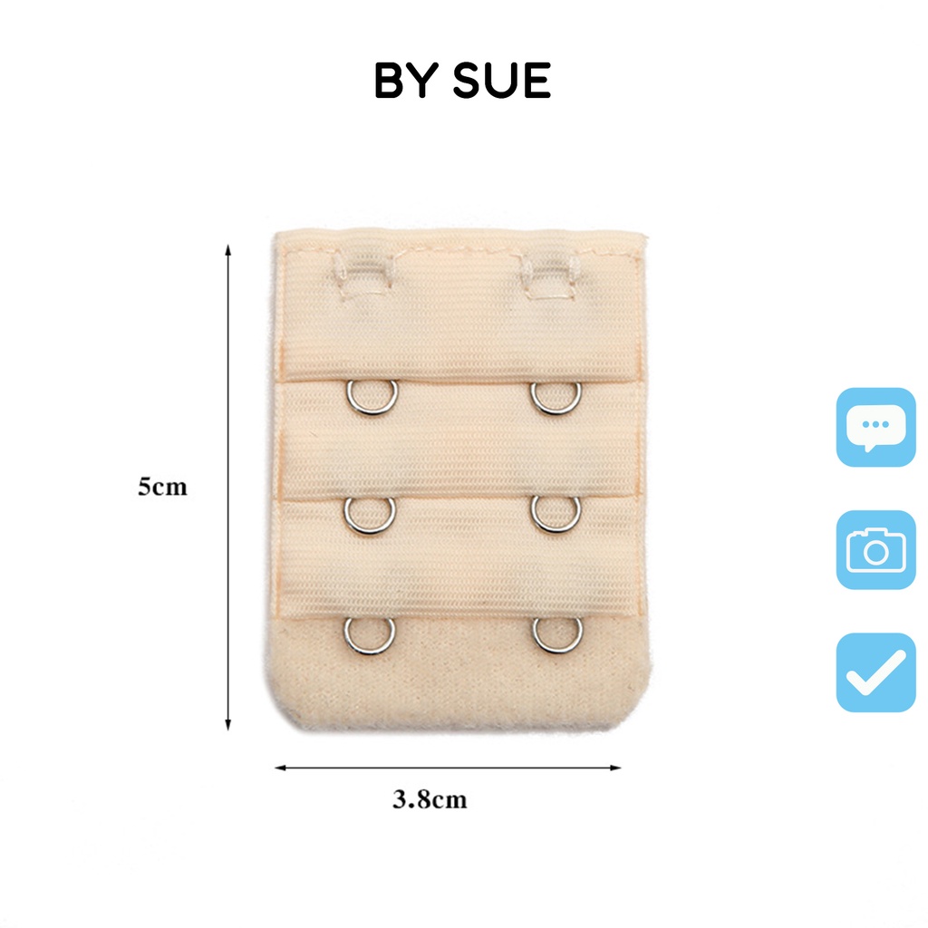 Móc nối áo ngực nới rộng áo lót nữ loại 2 móc cài tiện dụng BY SUE MC02