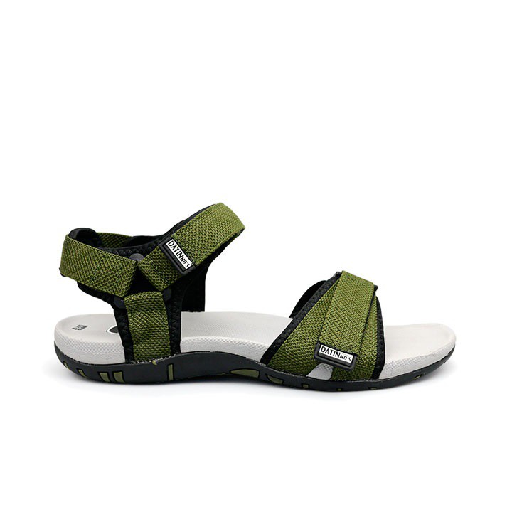 Giày Sandal Nam Quai Ngang DATINNOS (BẢO HÀNH CHÍNH HÃNG 12 THÁNG), SDDN01104 đen rêu xanh xám