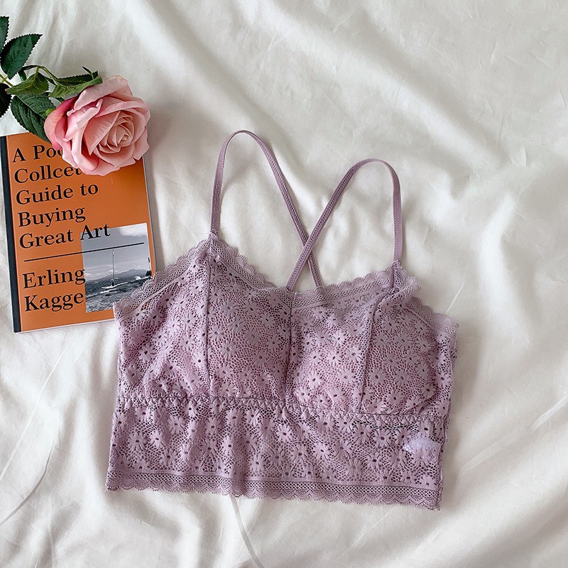 Áo Ngực Phối Ren Mút Mỏng Mềm Mịn Thoải Mái DAN L&amp;U 2039