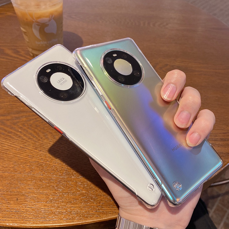 Ốp Điện Thoại PC Cứng Trong Suốt Không Viền Cho Huawei Mate 40 30 20 P50 P40 P30 P20 Pro Plus Pro+