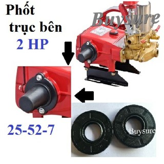 Bộ 2 Phốt trục buli đầu rửa xe 25-52-7  2hp