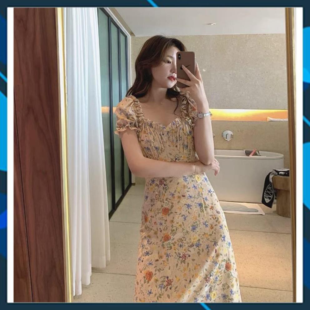 Váy Đầm Hoa Nữ, Nhún Ngực Tay Nhún Thun Tông Màu Nhẹ Nhàng Chất Vải Mềm Đẹp, Tôn Dáng, Sang Chảnh. . | BigBuy360 - bigbuy360.vn