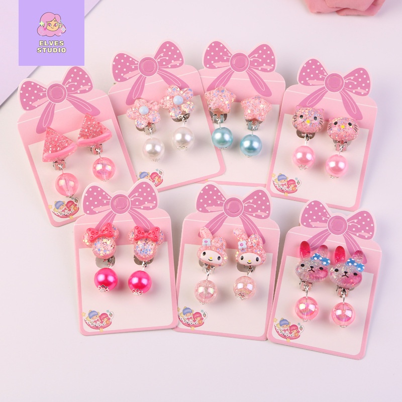 Khuyên Tai Hình Hoạt Hình Dễ Thương Cho Bé Gái