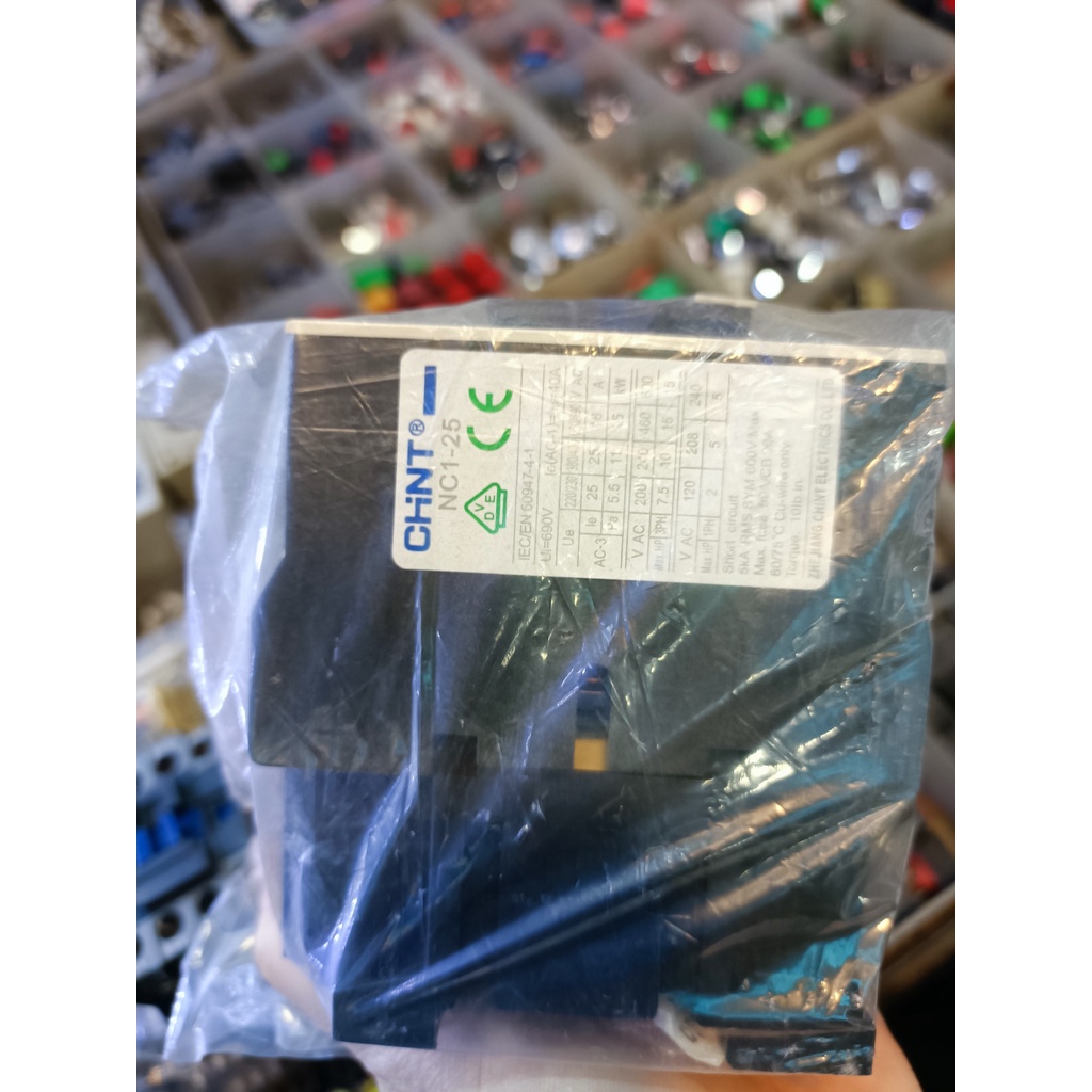 Khởi động từ (Chint) Contactor 3 pha NC1 - 2510 1NO/1NC CHNT NC1 25 220V