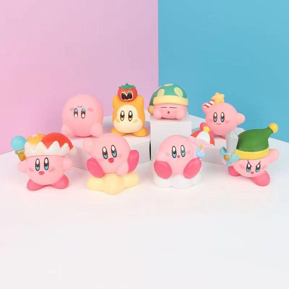 Mô Hình Nhân Vật Hoạt Hình Kirby Dễ Thương Trang Trí Bàn Làm Việc