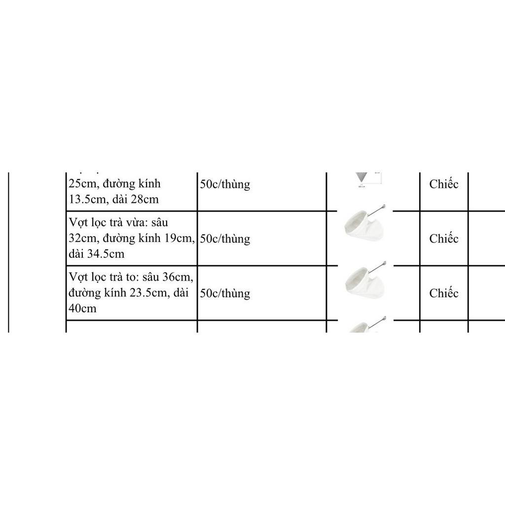 Vợt lọc trà  túi vải cán inox