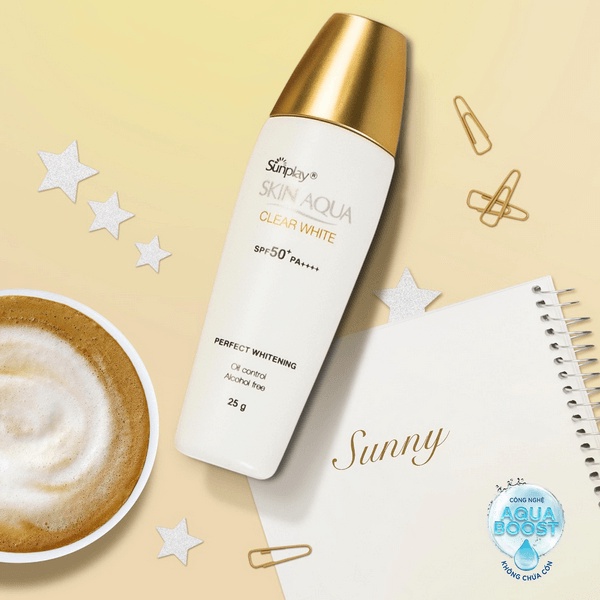 [Chính hãng] Sữa Chống Nắng Sunplay Skin Aqua Clear White Long Lasting UV Protection SPF50+ 25g