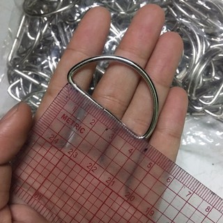 set 5 BẢN NỊT (size là lòng trong bản nịt) khoen chữ D