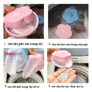 Combo 2 túi lọc bụi máy giặt