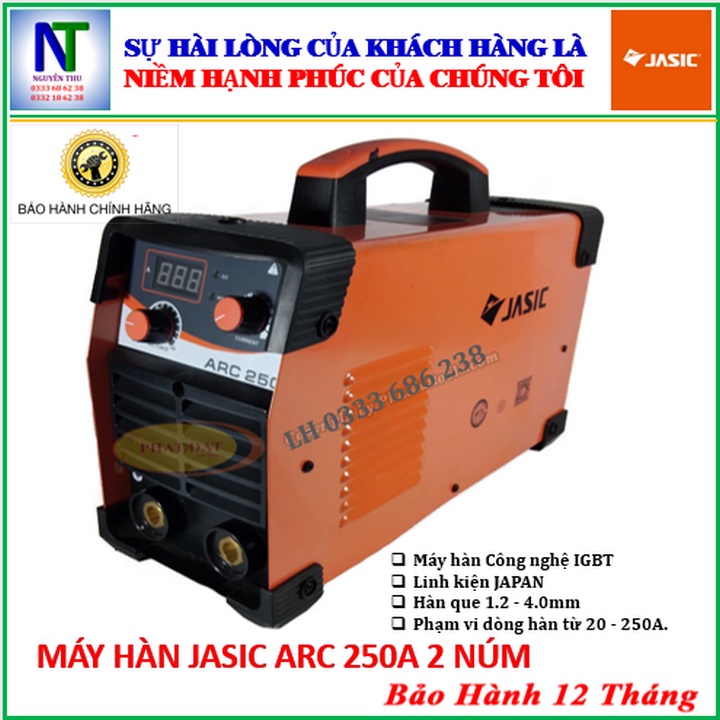 Máy hàn Jasic Arc 250A, chính hãng