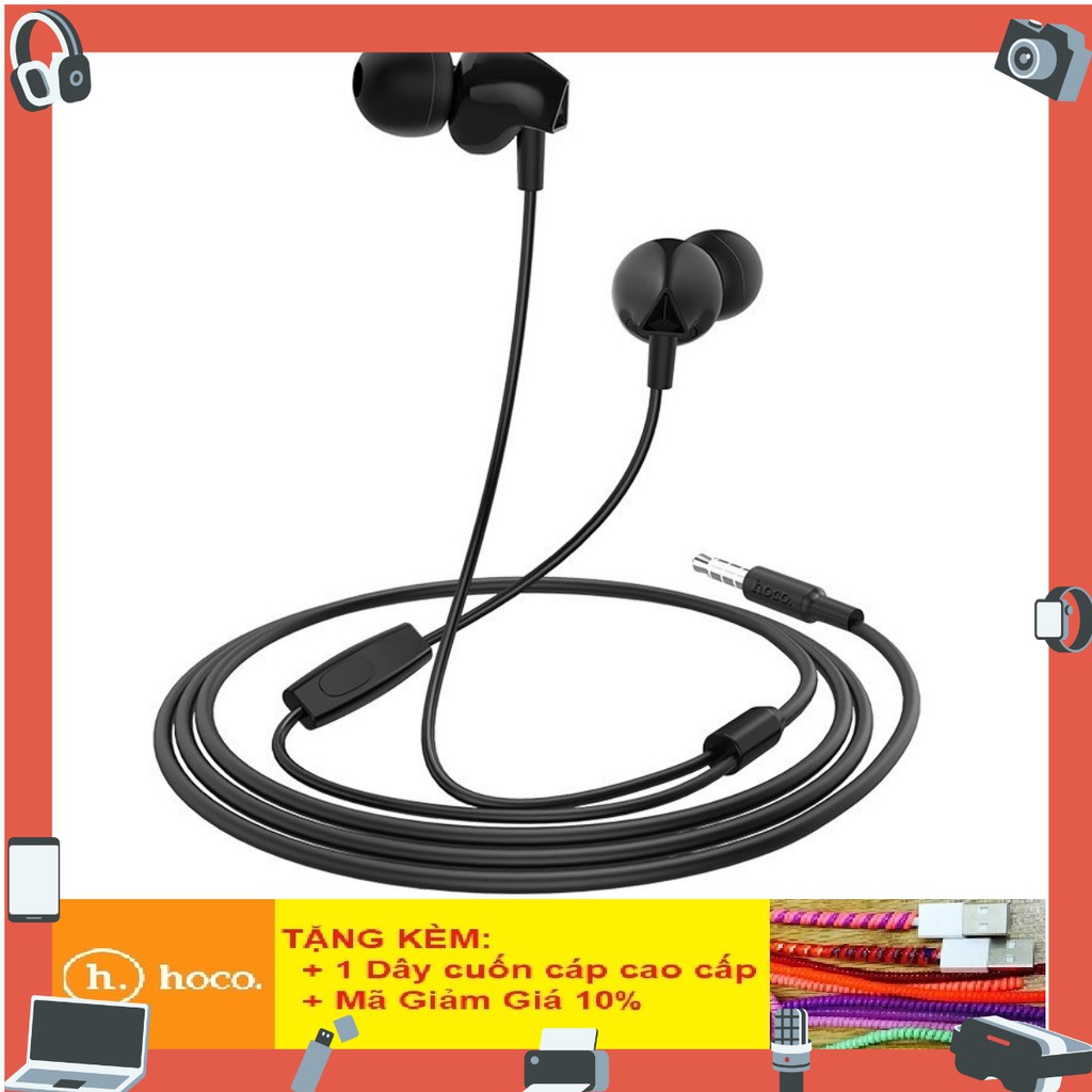 Tai nghe dây in - ear, chống ồn, giá rẻ siêu chất -Hoco M60 -Hàng chính hãng