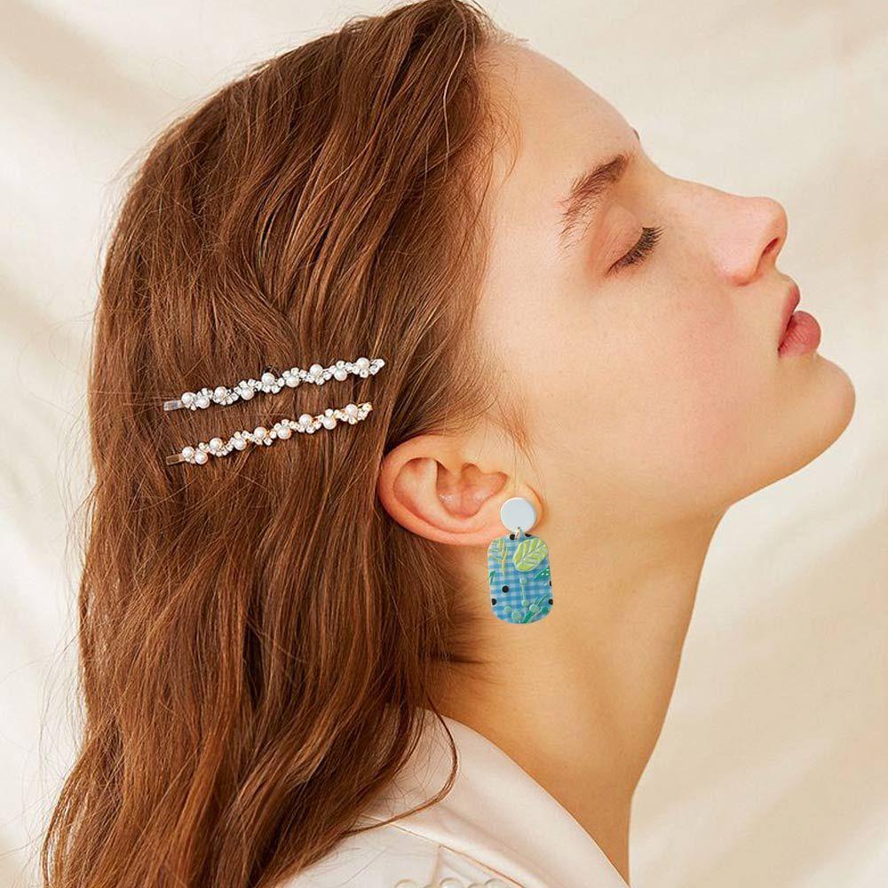 1 Khuyên Tai Acrylic Nhiều Màu Độc Đáo Thời Trang