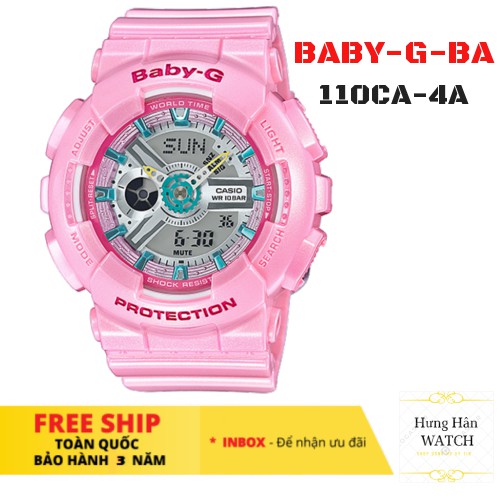 Baby-G BA-110CA-4A Đồng hồ thể thao nữ full phụ kiện [Hưng Hân Shop]