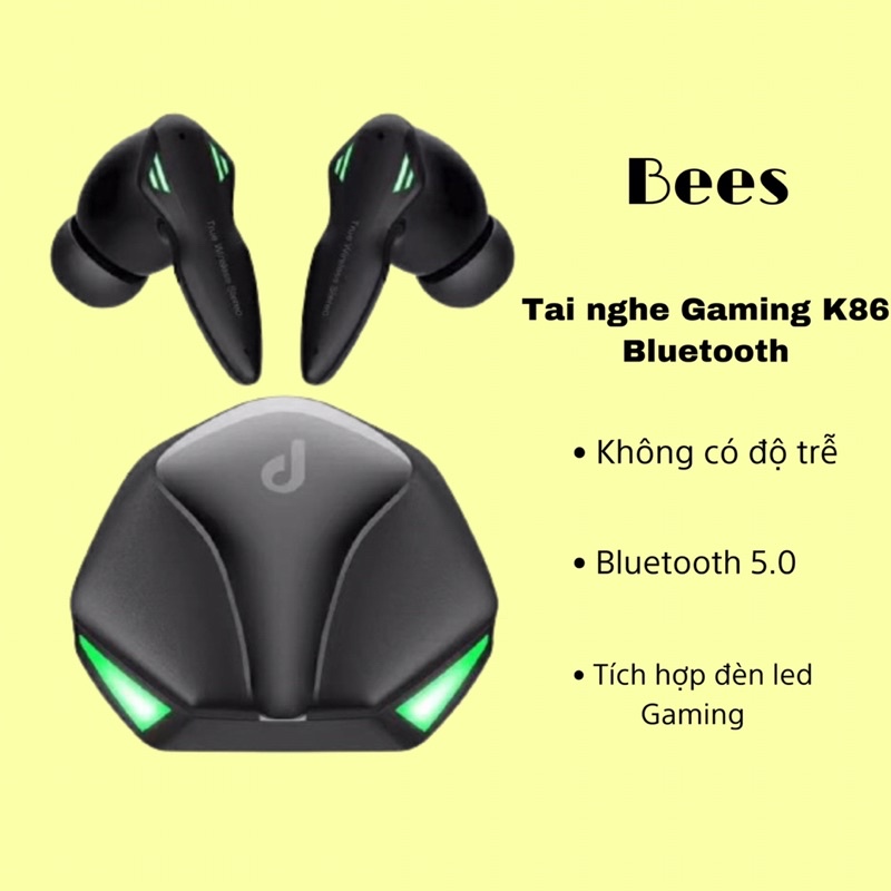 Tai nghe Bluetooth Gaming K86 ( Không delay )