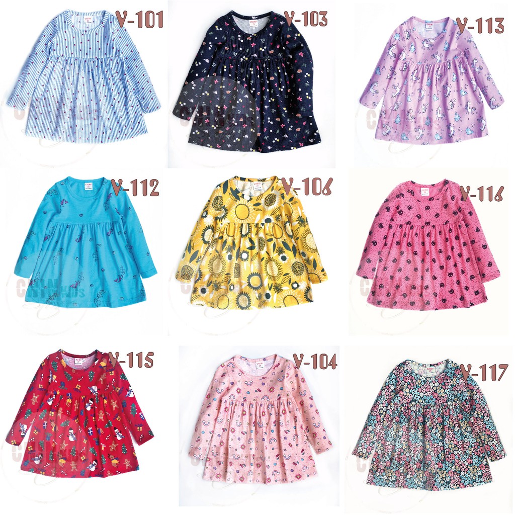 V3 Váy cotton dài tay VNXK